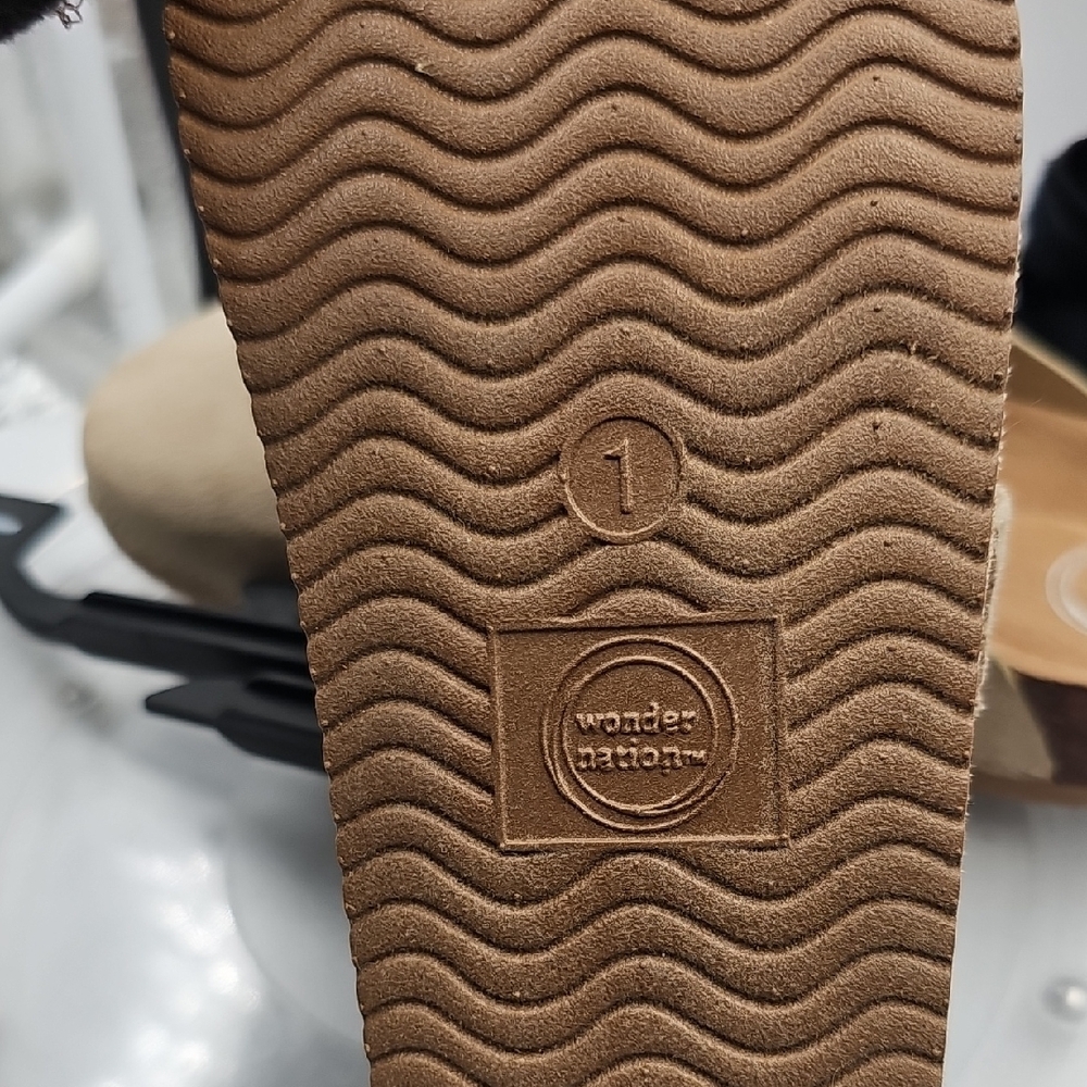 C Wonder Nation Tan Kids Slippers - Picture 12 of 12